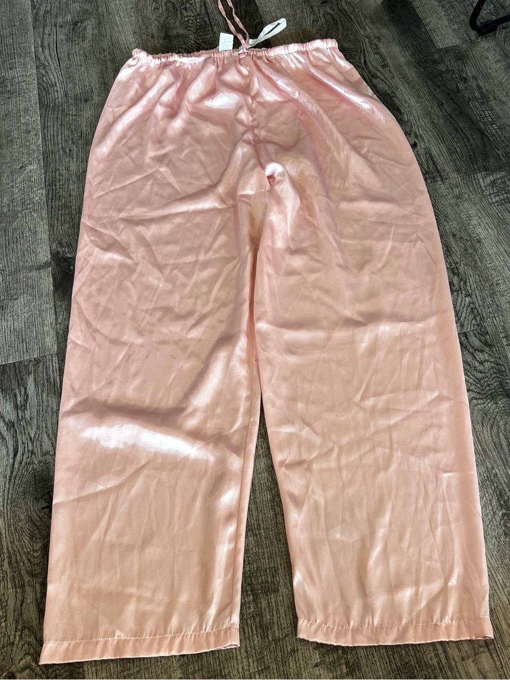 Jones New York Satin Lounge Pants in Light Pink